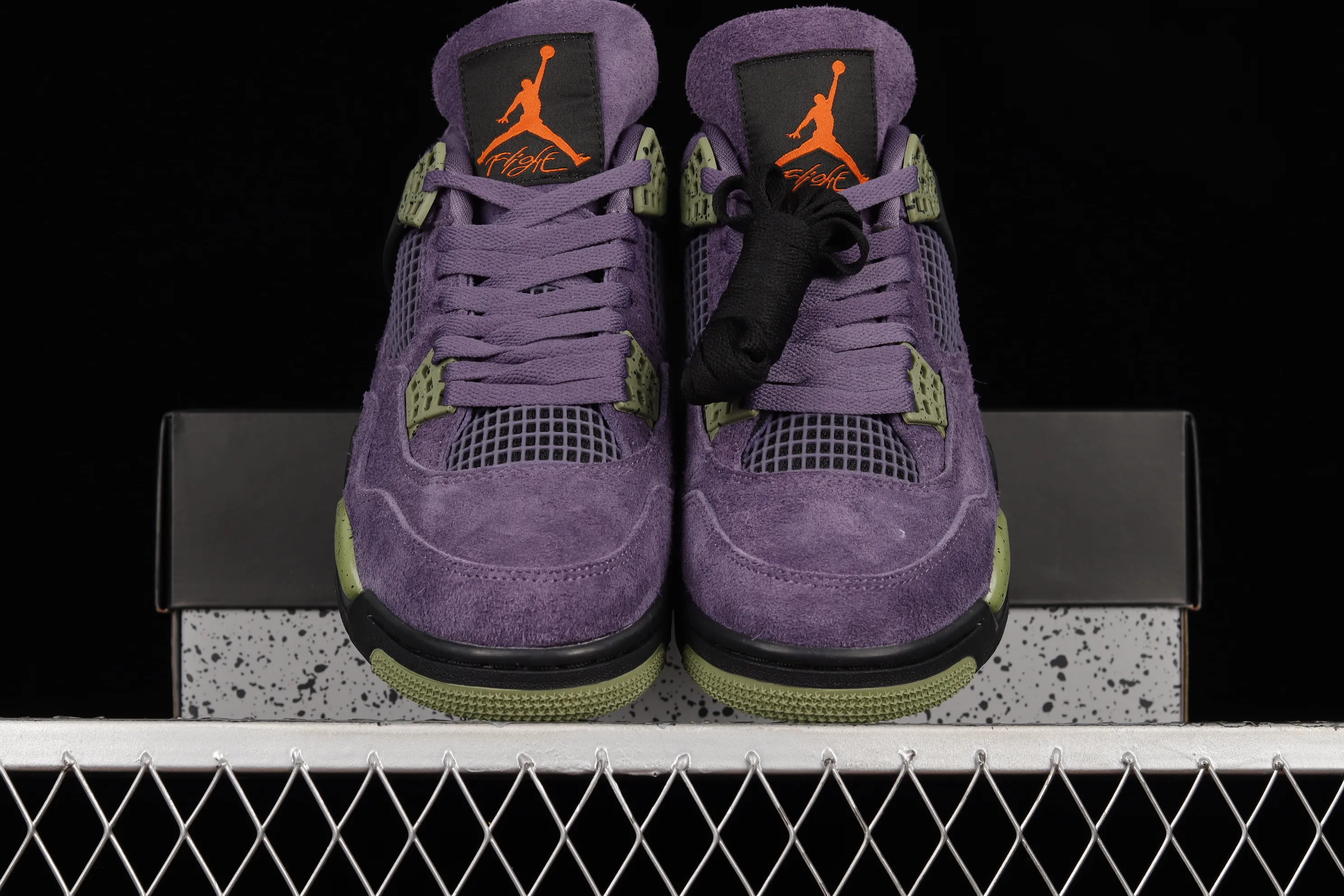 All categories Air Jordan Jordan series basketball shoes Air Jordan 4 Air Jordan 4 Retro "Canyon Purple" AJ4 Joe 4 purple suede basketball shoes AQ9129-500